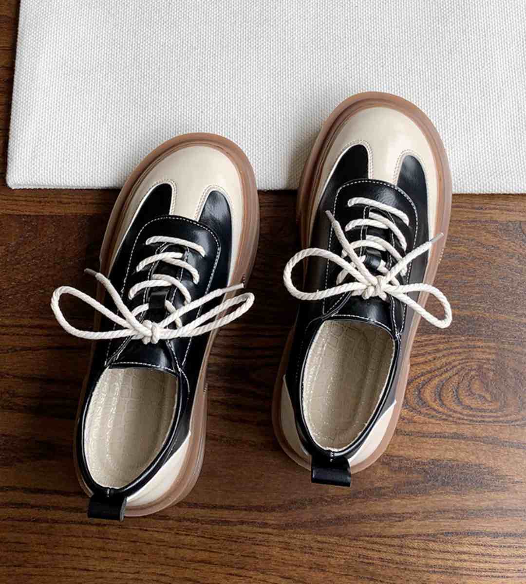 Spring Sneakers Leather Casual Sports Breathable Running Shoes