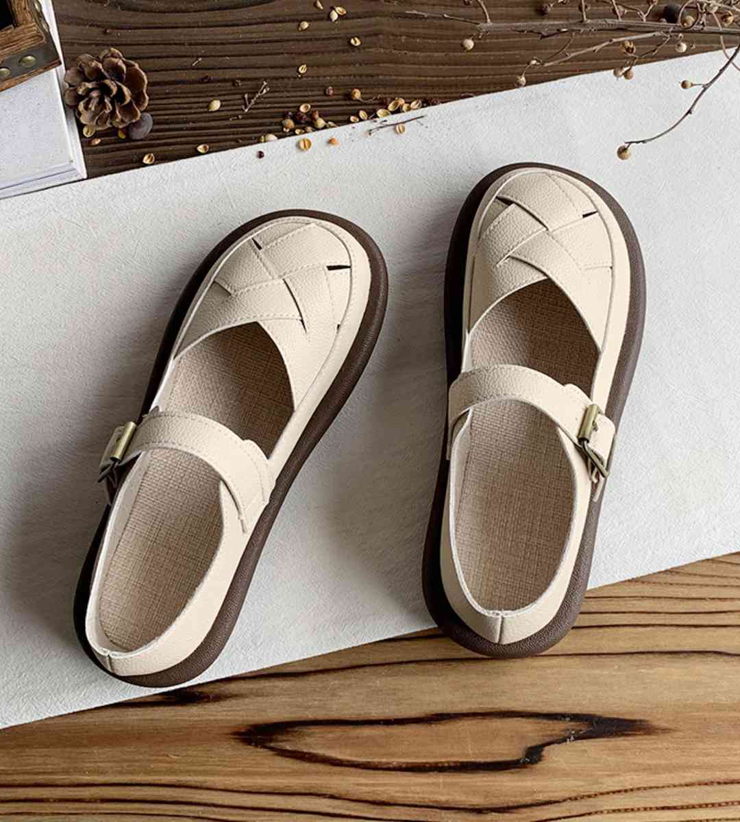 Winter Boots Leather Casual Comfortable Warm Shoes