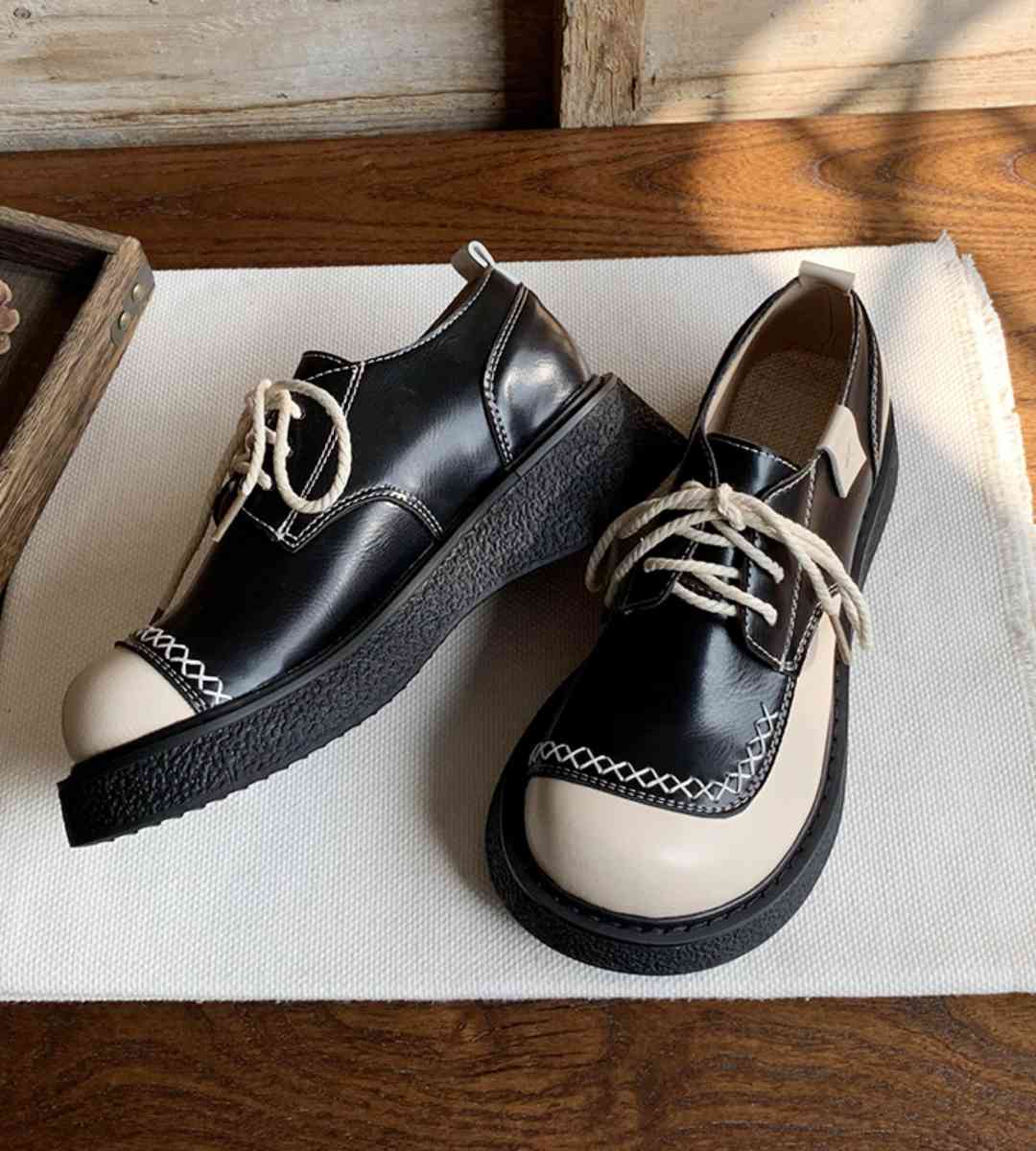 Spring Casual Sneakers Leather Fashion Lightweight Stylish