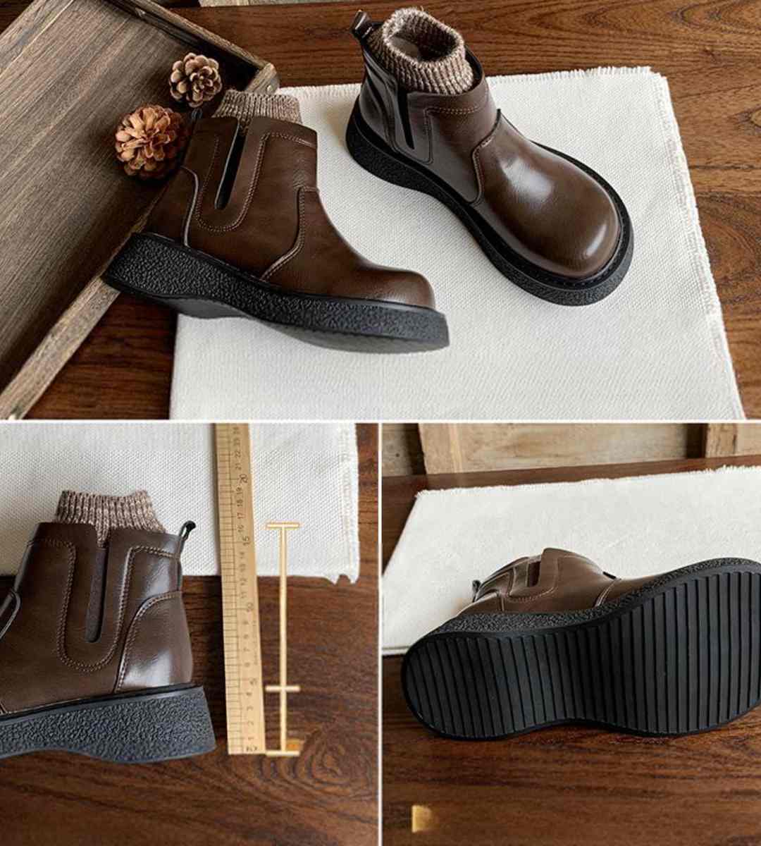 Autumn Sneakers Leather Casual Sports Shoes for Daily Wear Stylish and Comfortable