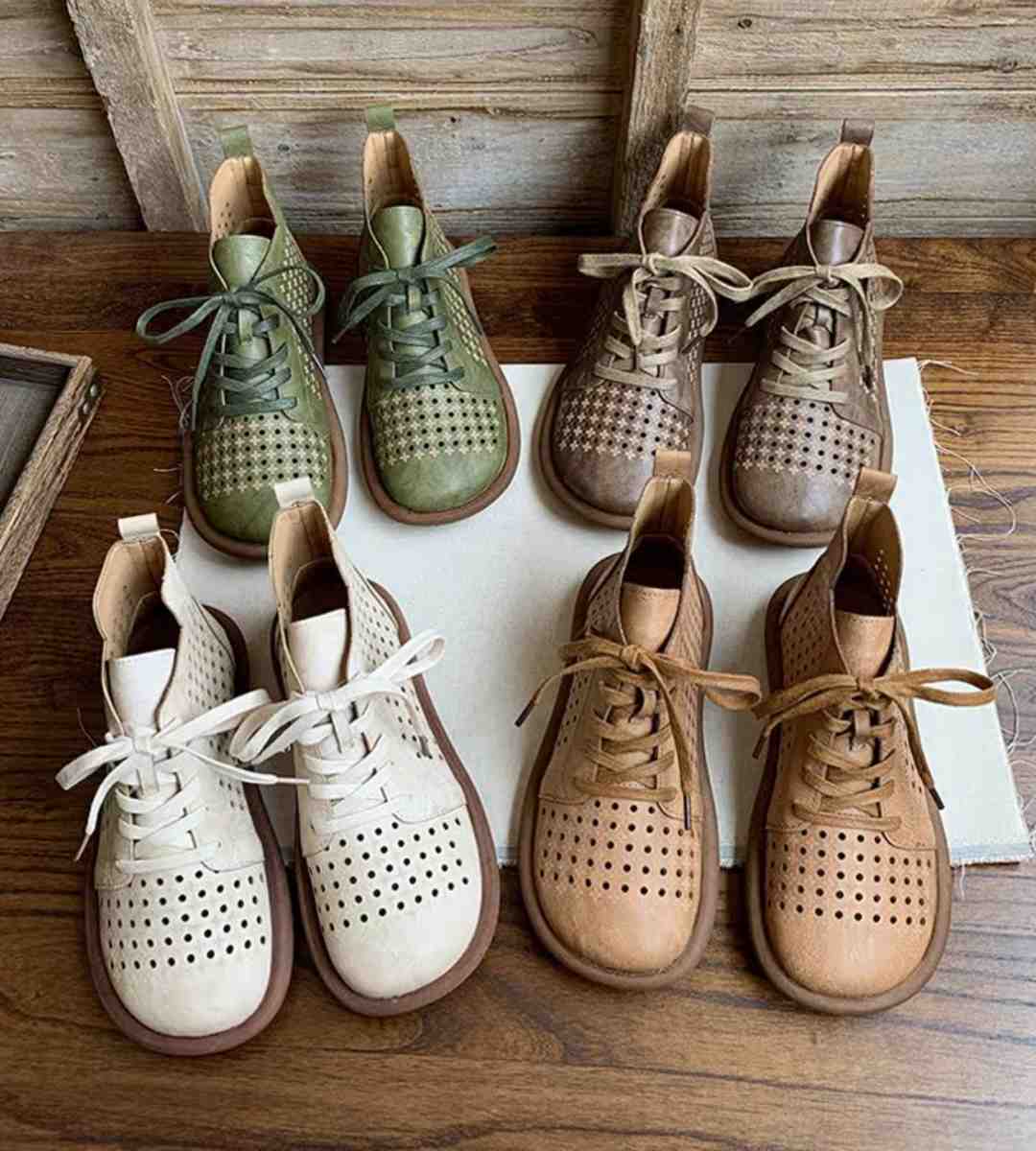 Spring Sneakers Leather Casual Running Shoes Comfortable Stylish