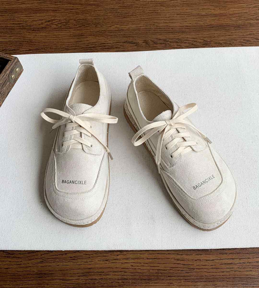 Fall Sneakers Leather Casual Lightweight Shoes