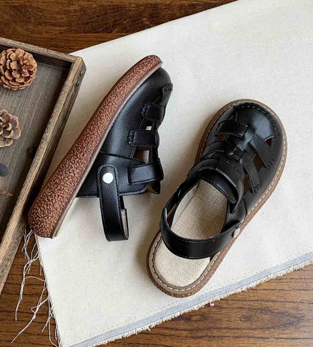 Summer Casual Sneakers Leather Stylish Lightweight
